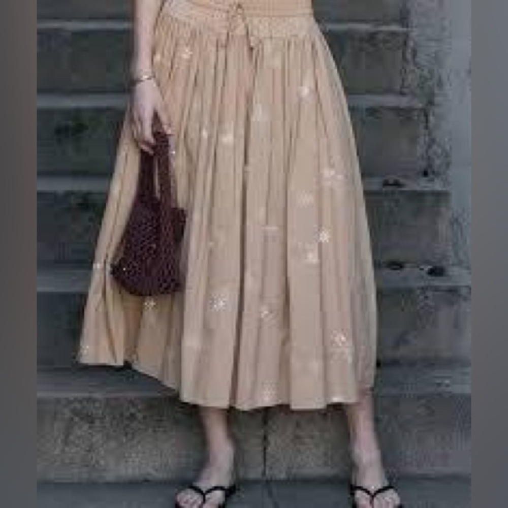 NWT Free People Gesibelle Embroidered Skirt set - Picture 4 of 12